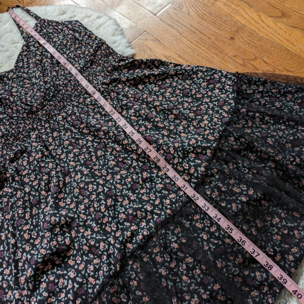 Torrid black floral print cami mini dress 2 - Picture 13 of 13